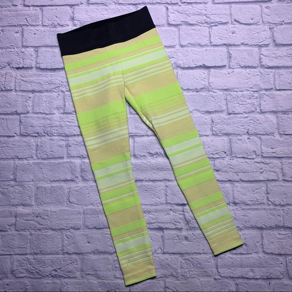 Koral Striped Leggings in Yellow